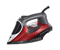 Russell Hobbs Dampfbügeleisen One Temperature (2.600W, optimale Temperatureinstellung für alle Stoffe, Keramik-Turmalin-Bügelsohle, variabler Dampf 0-50g/min, Dampfstoß 210g/min) Bügeleisen 25090-56
