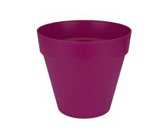 Elho Loft Urban Rund Rollen 50 - Blumentopf - Kirsche - Draußen - Ø 49 x H 44.2 cm