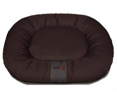HobbyDog Hundebett Hundesofa Hundekorb Tierbett Verschiedene Größen und Farben - Ponton Comfort (XL - 78cm x 100cm x 15cm, 5 - braun)