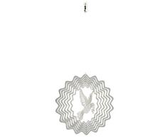 NATURES MELODY - Cosmo Windspiel TAUBE, ca. 5 Zoll / ca. 12 cm, silberfarben