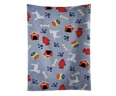 Caroline s Treasures bb4122ktwl weiß Staffordshire Bull Terrier Küche Handtuch, 63,5 x 38,1 cm Multicolor