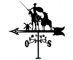 Imex El Zorro 11025 Wetterfahne für das Dach mit Don Quichotte und Sancho, 900 mm
