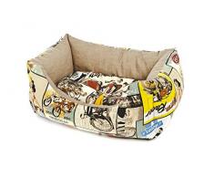 Ferribiella Korb rechteckig Fifties für Hunde 95 x H 30 cm