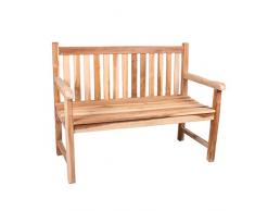 CHICREAT 2 Sitzer Bank Teakholz Gartenbank Teakbank, ca. 100 cm breit