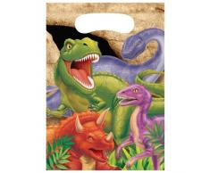 Creative Converting Geschenktüten Ocean Preppy, plastik, Dino Blast, Einheitsgröße