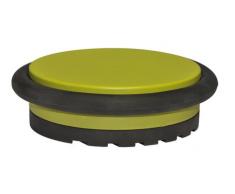 WAGNER Bodentürstopper BIG DISK COLOR GREEN - Indusriestahl beschichtet, thermoplastischer Gummi, grün, Durchmesser 98 x 30 mm, 750 g - 15519201