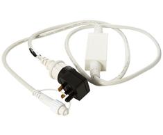 Star System 1,8 m, Outdoor, LED Starter Kabel mit britischem Stecker, weiß