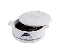 Cello CE-5.0L Chef Deluxe Heißtopf isolierte Kasserolle Speiserwärmer/Kühler, 5 l, Weiß