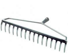 Connex Bügelrechen verzinkt 16 Zinken / Harke / Rechen / Laubrechen / Rasenrechen / Kiesrechen / Garten / FLOR50216