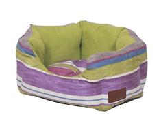 Croci C2078821 Bett Oval Crayon Stripes 85 x 66 x 23 cm