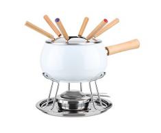 Fondue PZ. 12 Edelstahl weiß SM.
