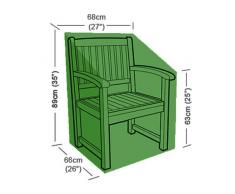 Polyester Schutzbezug für Gartenmöbel - Schutzhülle für Armsessel - Einzelsessel