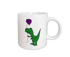 3dRose mug_200096_2Funny Camel Art Perfect For Over The Hump Day Becher, keramik, Grün/Violett