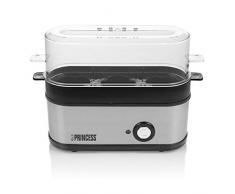 Princess 01.262043.01.001 Eierkocher, Kunstoff, Edelstahl