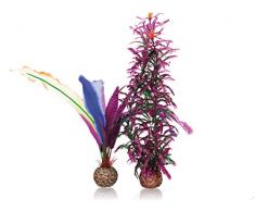 OASE biOrb Papageienfeder S - dekorativer Mix aus Pflanzen und Feder-Dekoration, kreatives Zubehör fürs Aquarium-Becken, in Bunt