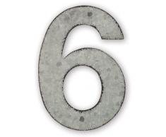 Sunset Vista Design Studios Magnetschild 4-Zoll Metall Adresse Fliesen, Nr. 6