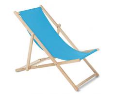 GreenBlue k01 Liegestuhl Sonnenliege Klappbar, Marine, 118x59x8 cm