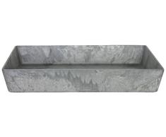 Artstone Untersetzer Ella, frostbeständig und leichtgewichtig, 29 x 5 cm, grau
