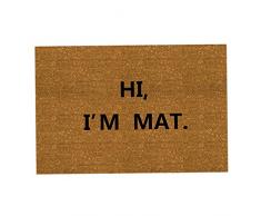 Pinji Funny Fußmatte rutschfest Gummi Fußmatte Küche Flur Eintrag Teppiche 59,9 cm (L) X 39,9 cm (W), Gummi, 03, Einheitsgröße