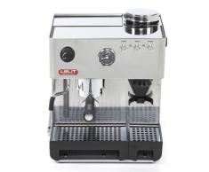 Lelit Anita PL042EMI semi-professionelle Kaffeemaschine mit integrierter Kaffeemühle, ideal für Espresso-Bezug, Cappuccino und Kaffee-Pads-Edelstahl-Gehäuse, rostfrei, 2.7 liters
