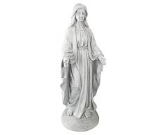 Design Toscano Madonna von Notre Dame Gartenfigur, Maße: 34,5 x 33 x 91,5 cm