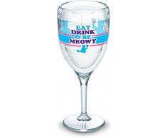 Tervis Thermobecher mit Wickel Ohne Deckel 9 oz Wine Glass - Tritan farblos