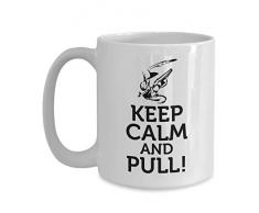 Kaffeetasse mit Tontaubenjagd 15 oz weiß