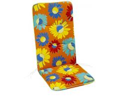 BEST Sesselauflage Monoblockissen hoch, bunt, 96 x 43 x 5 cm, 5091778