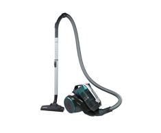 Hoover 39001563 KHROSS KS 40 PAR, beutelloser Staubsauger mit MultiZyklontechnologie, Parketdüse, Teppich und Hartbodendüse, Kunststoff, 1.8 liters, Schwarz/Grün