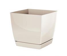 Prosper Plast dukp180-cy728 18 x 18 x 16,5 cm Coubi Blumentopf, cremefarben