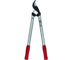 Felco Astschere, Baumschere, Gartenschere, Zweihandschere (60 cm lang ziehender Schneidkopf Aluminium Griffe alle Teile austauschbar sauberer, präziser Schnitt) 211-60, Rot