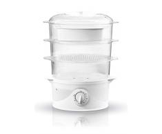 Adler AD 633 Dampfgarer, 800 W, wieß