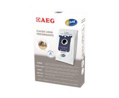 AEG GR 201 original s-bag classic long performance, 4 Synthetik Staubsaugerbeutel, Passend u.a. fÃ¼r AEG UltraSilencer, ClassicSilence, SilentPerformer, Equipt, PowerForce, VX4, VX6, VX7, VX8