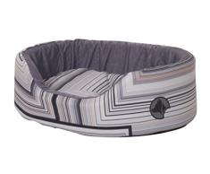 Croci Schlafsofa Black Stripes 5, 8 x 40 x 15 cm, Katzen oder Hunde, 58 x 40 x 15 cm