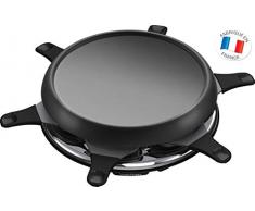 Moulinex Accessimo Raclette Plancha Crêpespfanne 6 Schalen schwarz RE151812