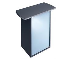 Tetra Aquarienunterschrank anthrazit für Tetra AquaArt Aquarien , 60 Liter (Discovery Line, mit Stauraum für Technik, Milchglasscheibentür und praktischem Führungsloch für Kabel und Schläuche)