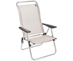 Lafuma Niedriger Klappstuhl für unterwegs, ALU LOW, Batyline, Seigle (Beige), LFM2776-2178