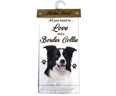 E&S Pets 700-5 Border Collie Küchentücher baumwolle beige