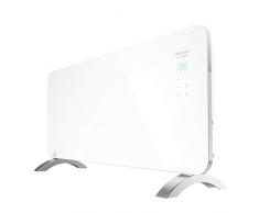 Cecotec Ready Warm 6750 Crystal Connection Glasheizkörper. Steuerung über WiFi, Verstellbarer Temperaturregler, Timer, Ständer, Für Badezimmer geeignet (IP24), Geräuscharm, 2000 W.