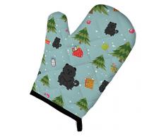 Caroline s Treasures bb4803ovmt Weihnachten Chow schwarz Ofenhandschuh, 30,5 cm von 21,6 cm Multicolor