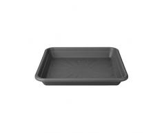 Elho Universal Untersetzer Viereckig 20 - Anthrazit - Drinnen & Draußen - L 20 x W 20 x H 3 cm