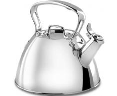 All-Clad E86199 Teekessel aus Edelstahl, 2 Quart, silberfarben