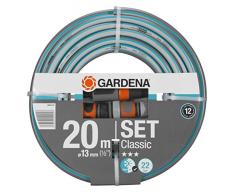 Gardena Classic Schlauch 13 mm (1/2 Zoll), 20 m: Universeller Gartenschlauch aus robustem Kreuzgewebe, 22 bar Berstdruck, UV-beständig (18008-20)