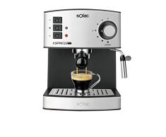 Solac CE4480 Espresso – Kaffeemaschine (Kapazität, 19 Bar, 1,25 Liter, Milchaufschäumer)