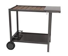 Somagic 99584400F Servierwagen aus Metall für Grillplatte, mehrfarbig