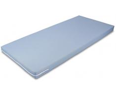 MSS 100700-200.90.12 Poly Roll und Schaumstoff Matratze, 140 x 200 cm, blau