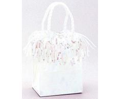 Unique Industries 4986 Mini Gift Bag Shaped Balloon Weight Geschenktasche, Schillernd
