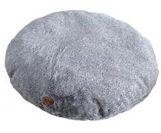 Nobby Komfort Kissen rund CUDDLY hellgrau Ø 132 cm x 20 cm