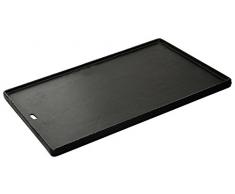 Enders SWITCH GRID Guss-Wende-Platte für Gasgrill: KANSAS 4-Brenner, 1/2 Grillfläche, Gusseisen-Grill-Zubehör, Grillplatte, massive Gussplatte ist doppelseitig anwendbar, #7789