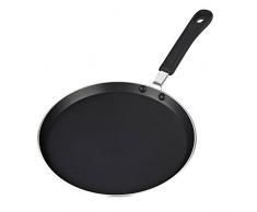 Cook N Home 02434 26 cm dickem Bratpfanne, Crepe, aus Aluminiumguss, 26 cm schwarz